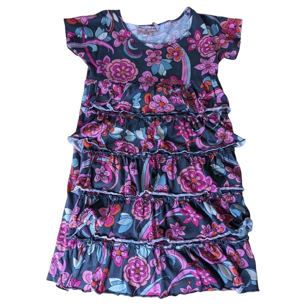 Girls Juicy Couture Dress Sz 8 - 70s Flower Design